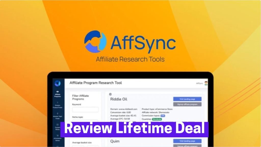 AffSync Review lifetime deal